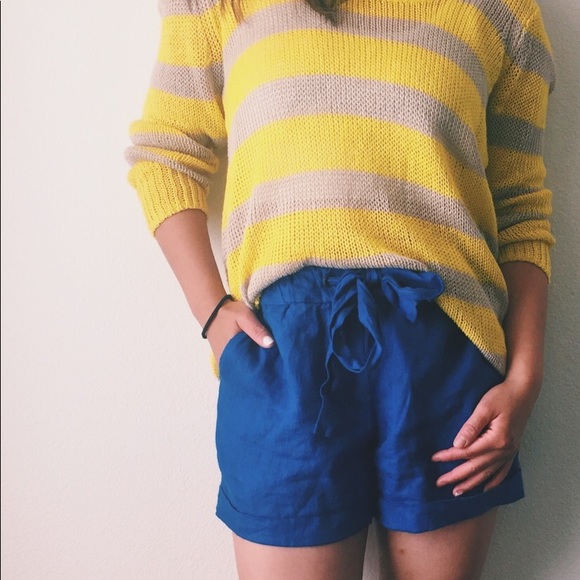 Bundle deal! J. Crew Stripe Sweater + Shorts: Sm - Picture 2 of 4
